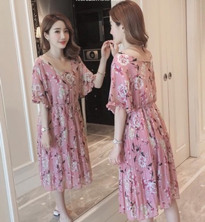 Đầm bầu công sở-váy bầu xinh, oversize