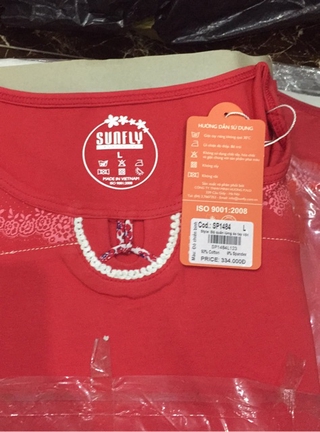 Bộ cotton mặc nhà Sunfly