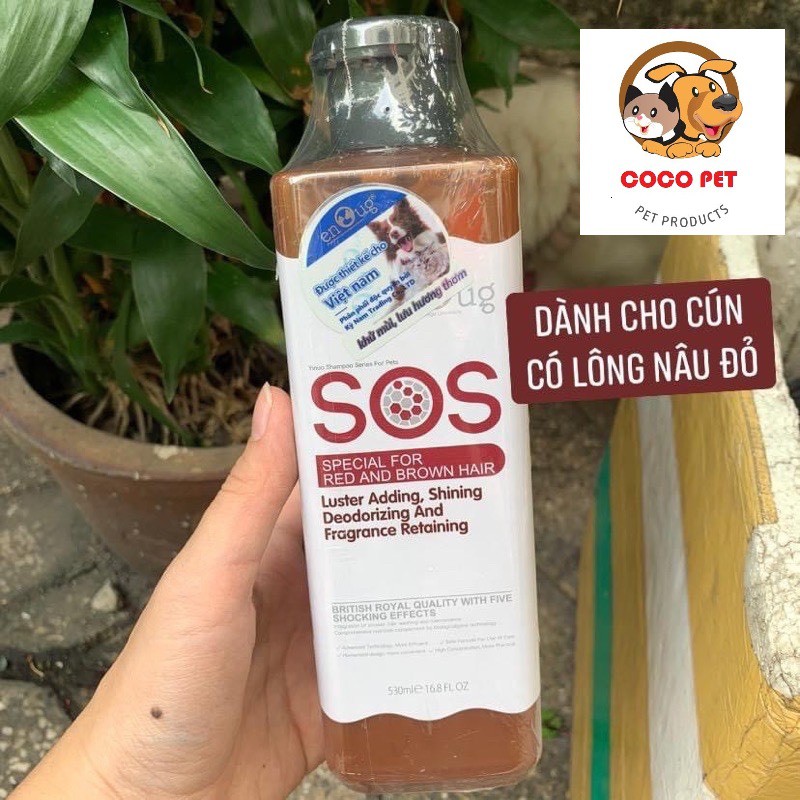 Sữa Tắm SOS Cho Thú Cưng Chó Mèo 530ml