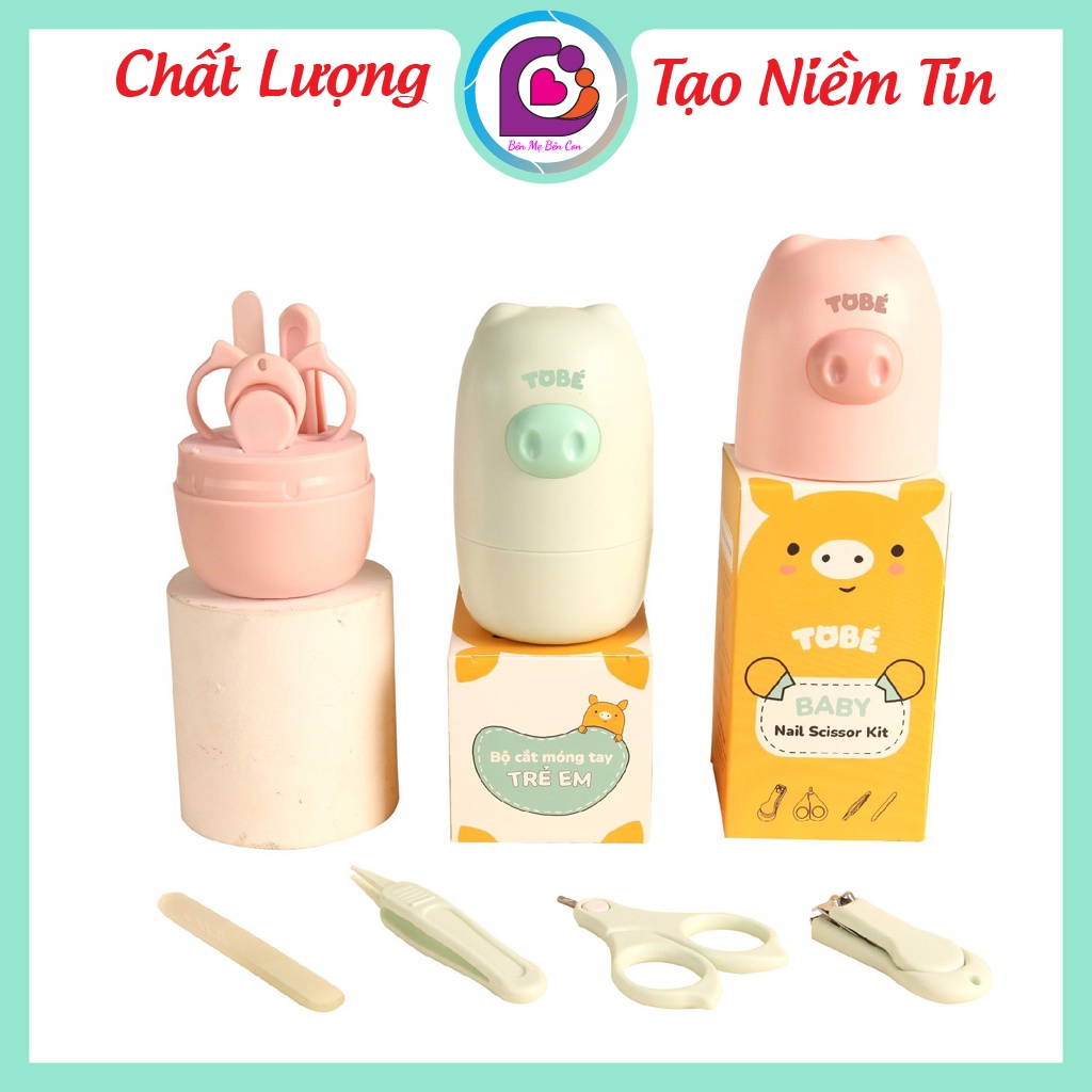 Bộ bấm móng tay cho bé gồm 4 món chính hãng ToBe