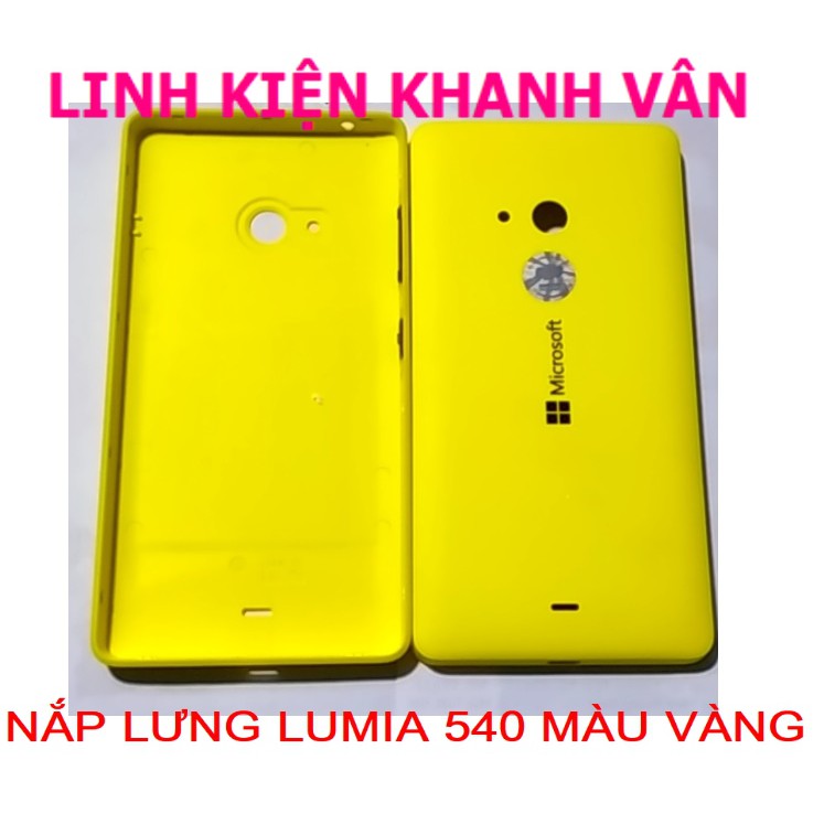 NẮP LƯNG LUMIA 540 MÀU VÀNG