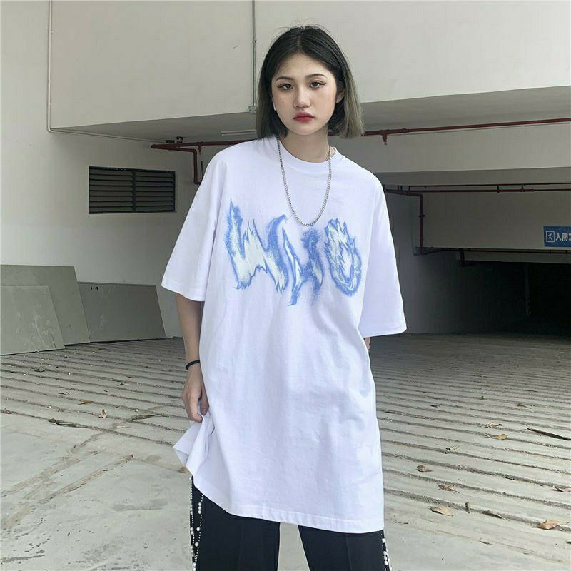 Áo thun tay lỡ nam nữ, áo phông unisex form rộng chất cotton mát mịn thấm hút mồ hôi in hình WHO | BigBuy360 - bigbuy360.vn