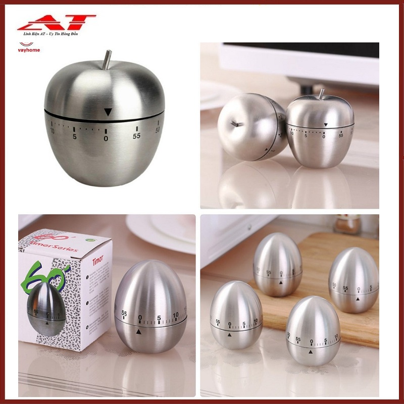 Đồng hồ pomodoro inox - AT