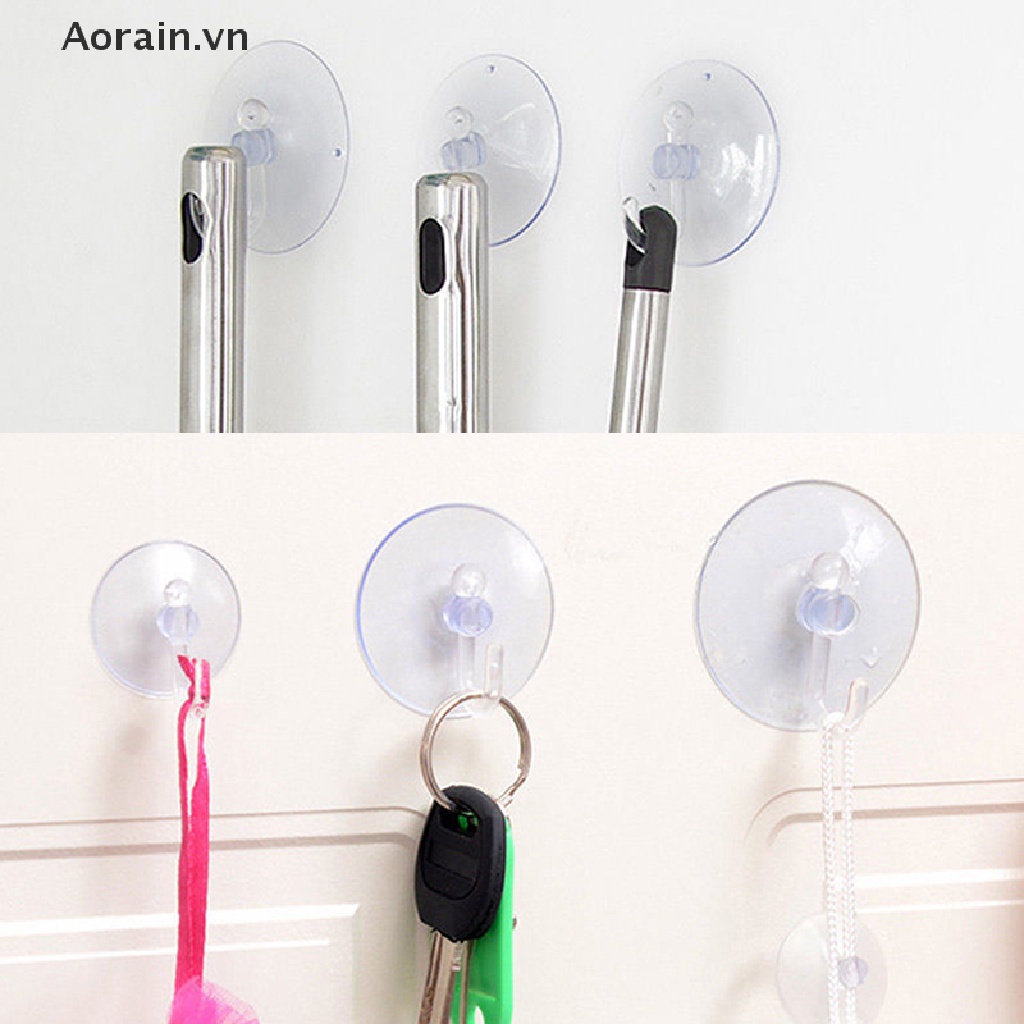 Móc Treo Tường Trong Suốt Tiện Lợi Cho Nhà Bếp