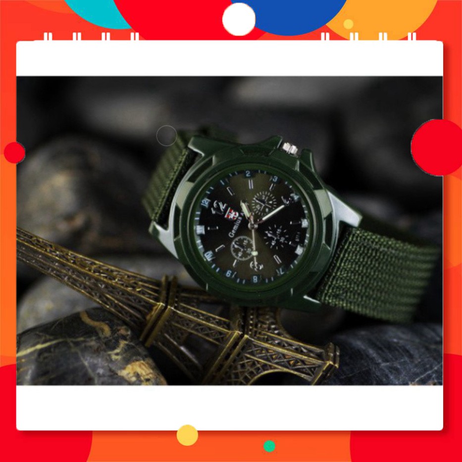 Đồng hồ Unisex Gemius Army thạch anh thời thượng, théo không gỉ 8225 AQ Q/Q