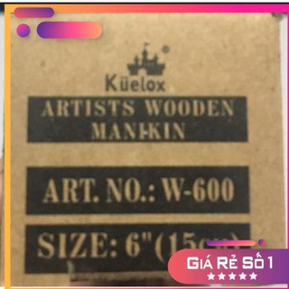 NGƯỜI GỖ KUELOX SIZE 15CM