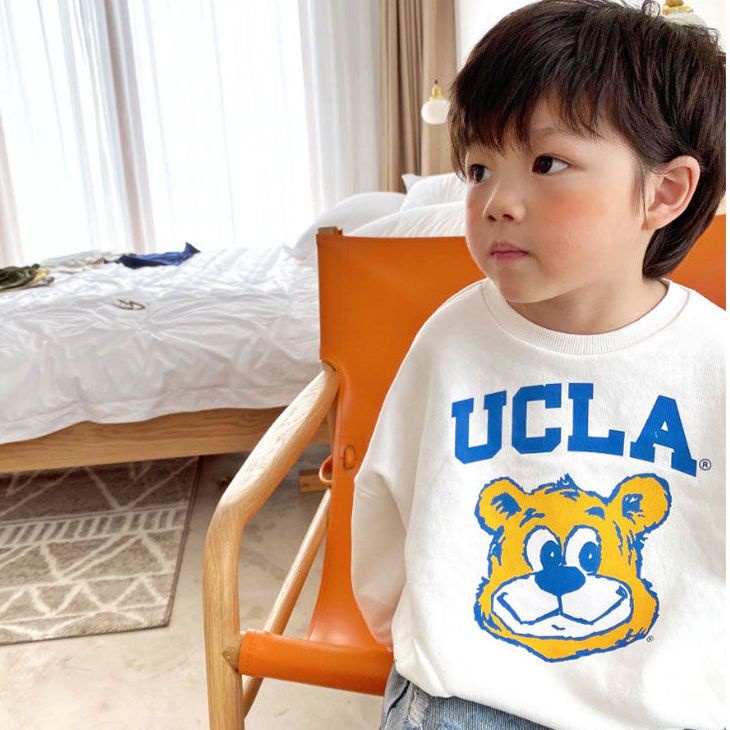 [Babycat] Hàng Có Sẵn Áo Sweater Chui Đầu Phong Cách Xiaowa / Hàn Quốc Nhật Bản / Hàn Quốc Thời Trang Thu Đông Mới Cho Bé Trai / Bé Gái