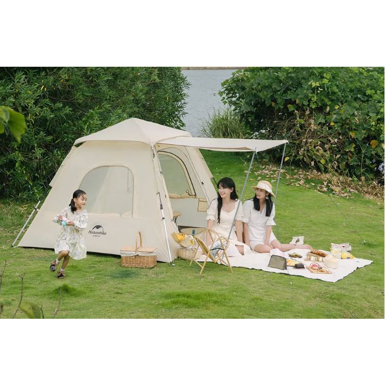Lều Glamping tự bung Naturehike NH21ZP010 có mái che chính hãng,Lều tự bung Naturehike NH21ZP010 chính hãng