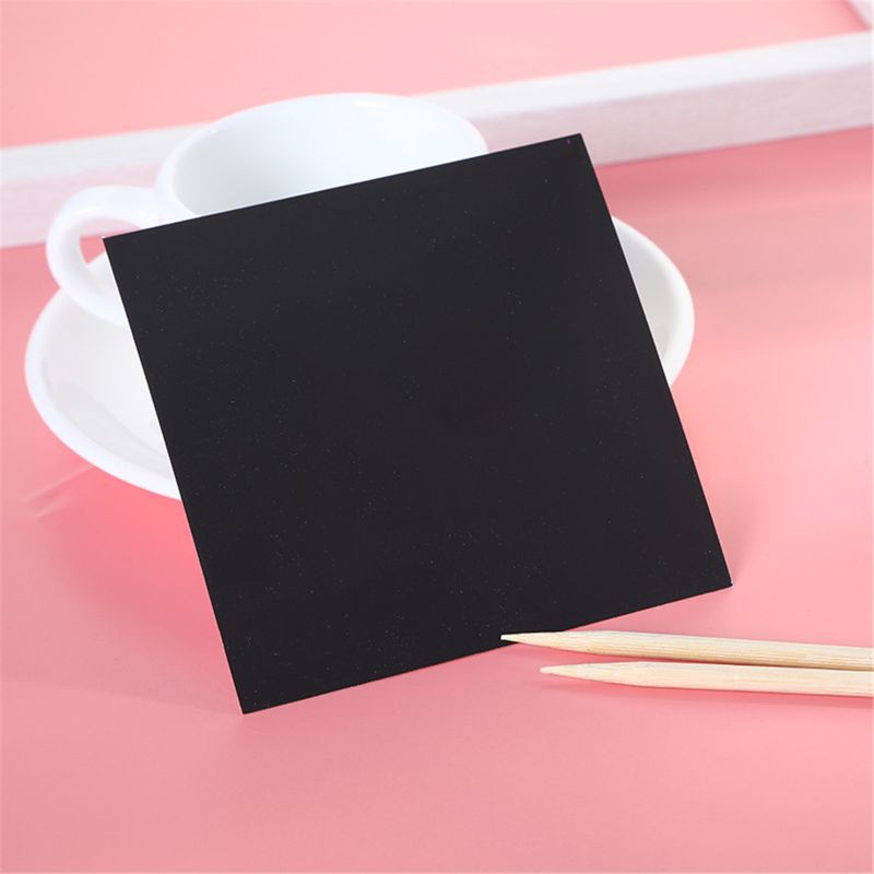 Set 24 giấy vẽ tranh loại cào nhiều màu sắc tiện dụng