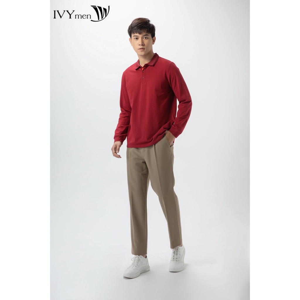 Áo thun nam tay dài IVY moda MS 58E3058