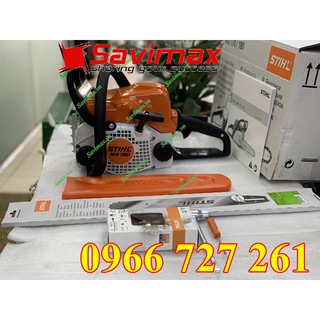 Máy cưa xích stihl ms-180 sử dụng xăng pha nhớt