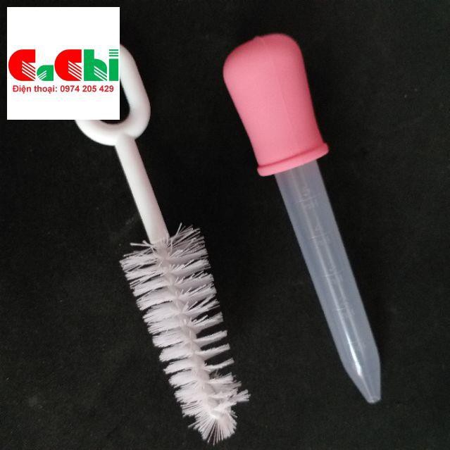 Ống bón sữa ống hút sữa cho bé lười ti 5ml núm silicon