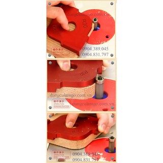 Bộ cữ phay / tỉa mép góc tròn