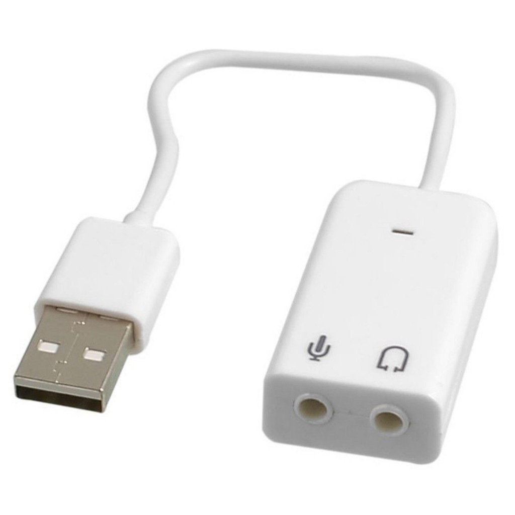 Usb Sound Có Dây 7.1 ( Cáp Chuyển Đổi Từ USB ra âm thanh và mic cổng 3.5)