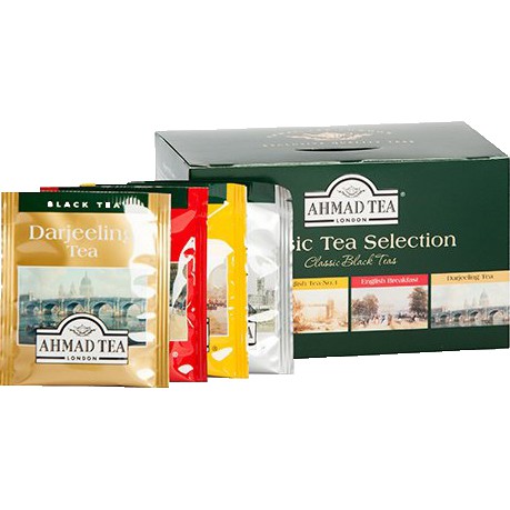 Bộ sưu tập 4 loại trà Cổ điển Ahmad (Classic Tea Selection) (Hộp giấy 40gram - 20 túi lọc có bao thiếc) | BigBuy360 - bigbuy360.vn