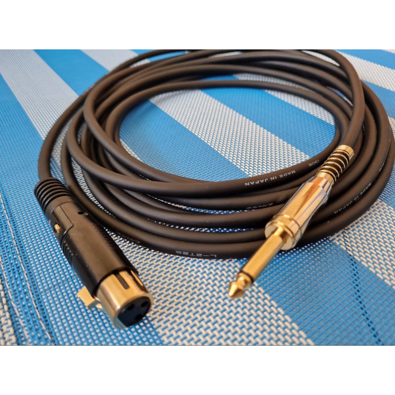 Dây Micro Karaoke cao cấp dài 7m/6m/5m/4m/3m/2m dành cho mic có dây- Dây mic DIY chống nhiễu, sôi tiếng-Canon cái ra 6ly