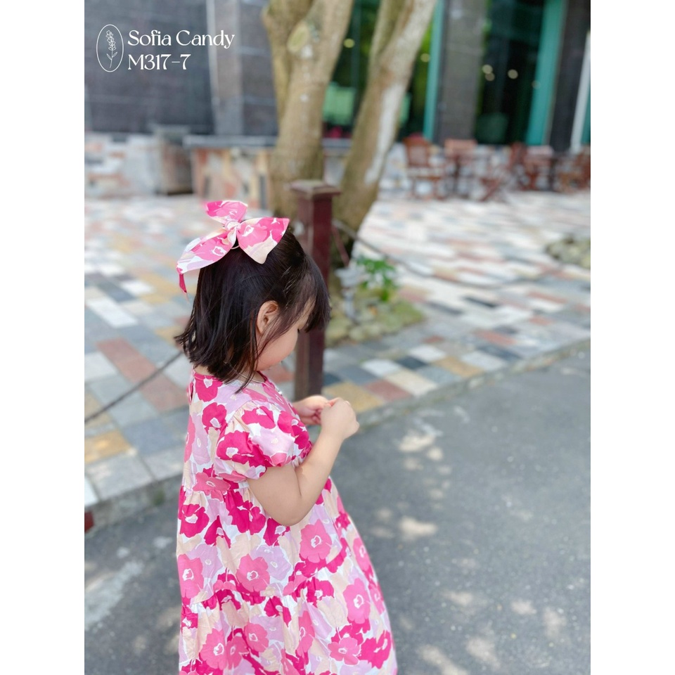 Váy hoa Sofia Candy cho bé gái từ 1 đến 10 tuổi