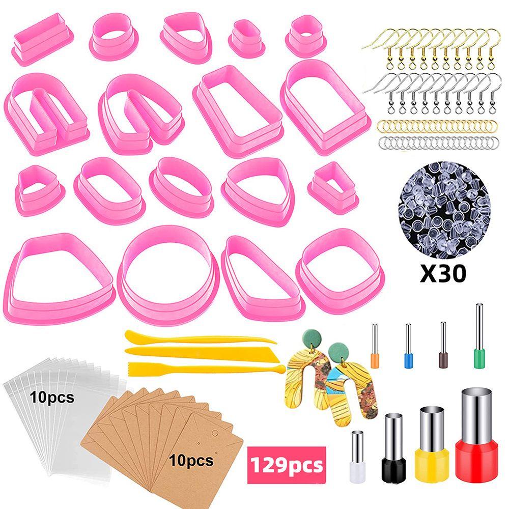 Set 129 Khuôn Cắt Đất Sét Polymer Bằng Nhựa Tiện Dụng