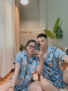 [ ẢNH THẬT ] BỘ LỤA NAM NỮ CÓ BÁN LẺ LỤA XỊN
