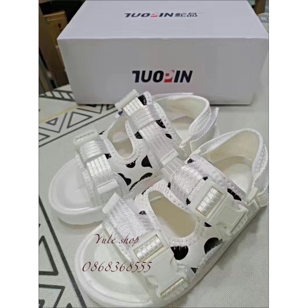 sandal 2 quai gấu sẵn hàngbò sữa