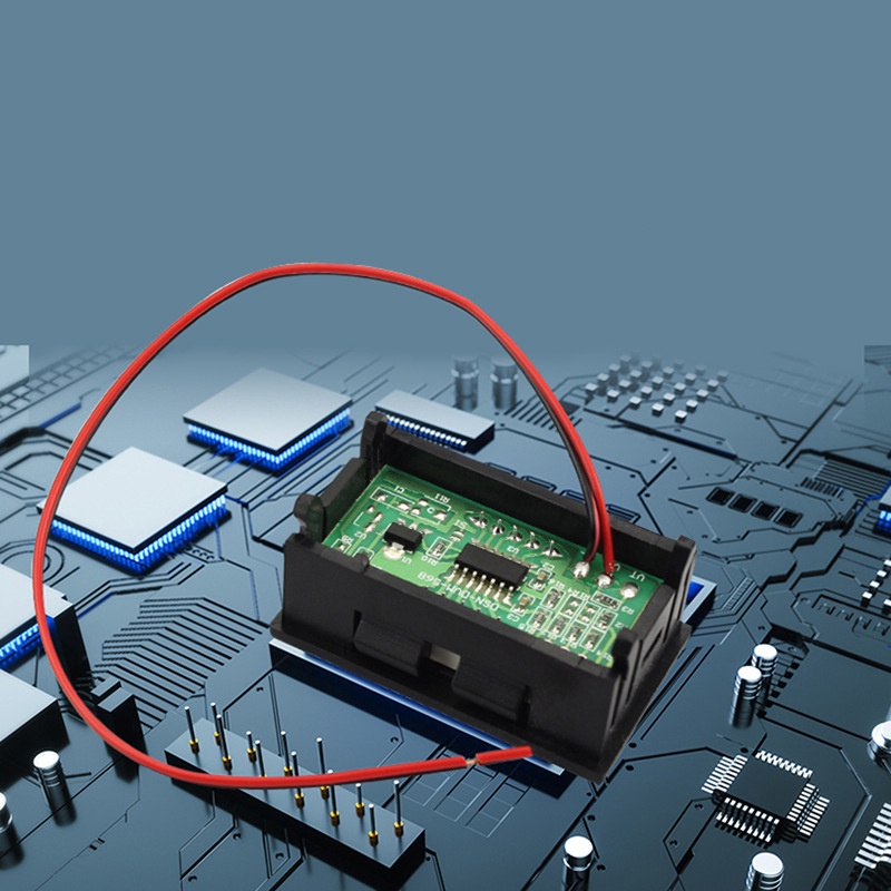 Đồng hồ led MAX30V - đo vôn DC tối đa 30V 48x29mm