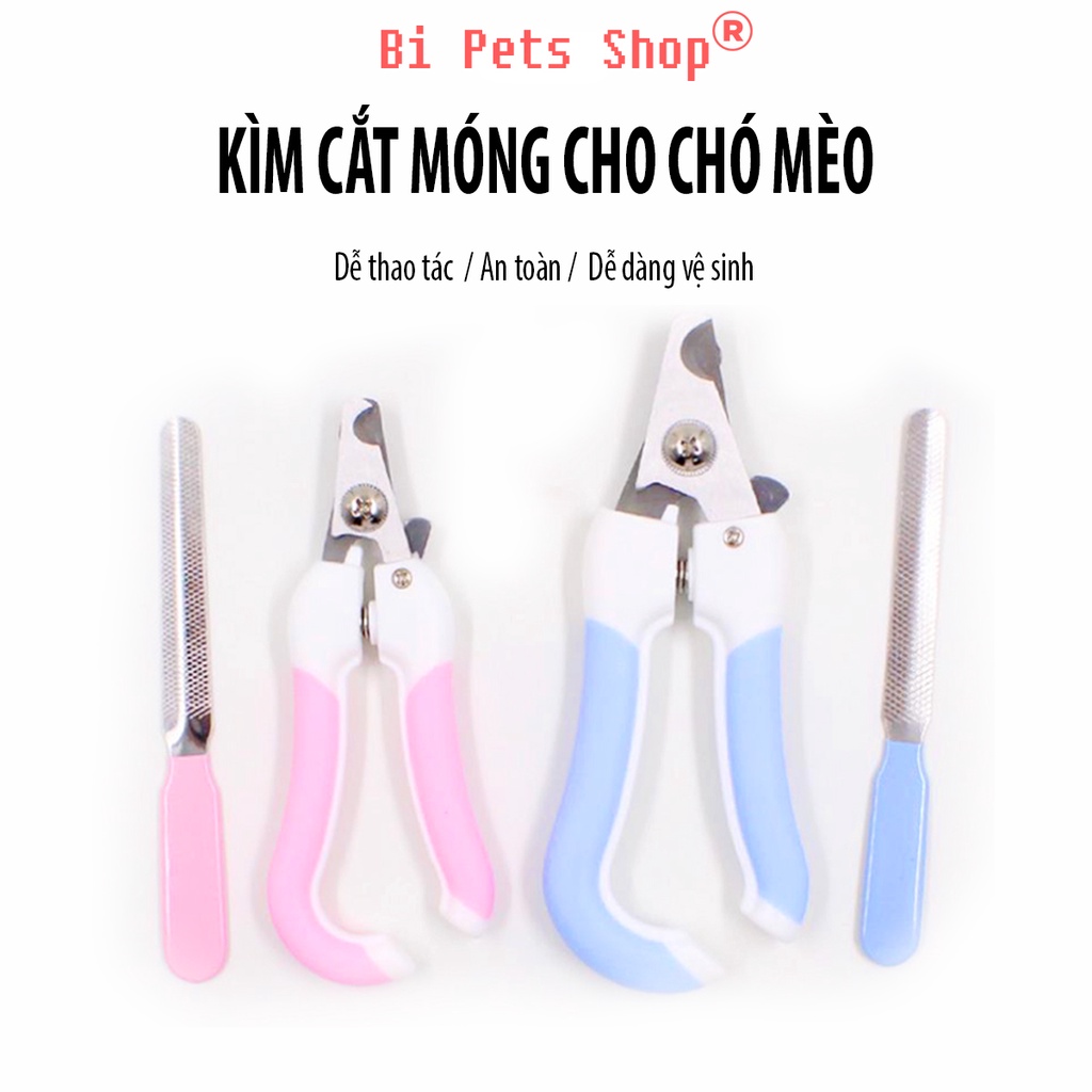 Bộ Kìm Cắt Móng + Dũa Cho Chó Mèo - Bi Pets