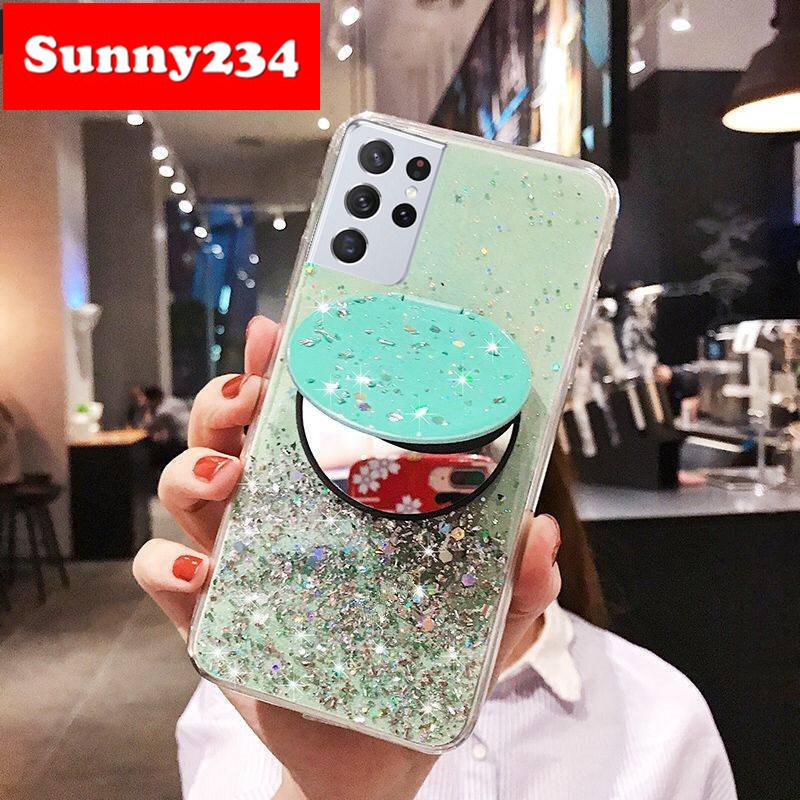Ốp Lưng Mềm Có Gương Trang Điểm Tiện Dụng Cho Samsung A32 4g A32 5g
