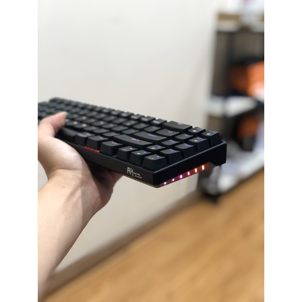 Bàn phím cơ RK71 led RGB Gaming Bluetooth 4.0 - Bàn phím không dây (Tặng usb bluetooth) | BigBuy360 - bigbuy360.vn