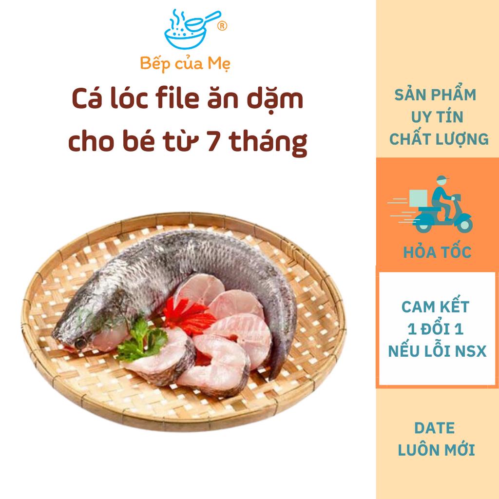 Cá lóc file nấu ăn dặm cho bé từ 7 tháng, gói 30g - 100g, Shop Của Mẹ