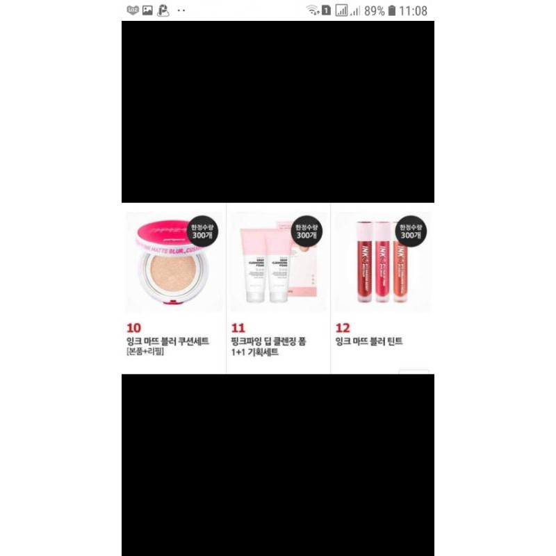 Phấn nước PERIPERA INK MATTE BLUR CUSHION SPF50