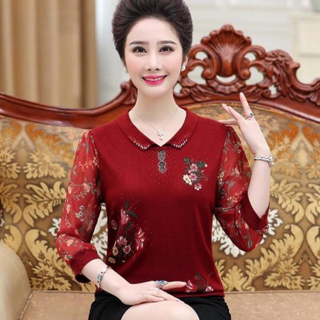 Áo trung niên nữ hàng Quảng Châu