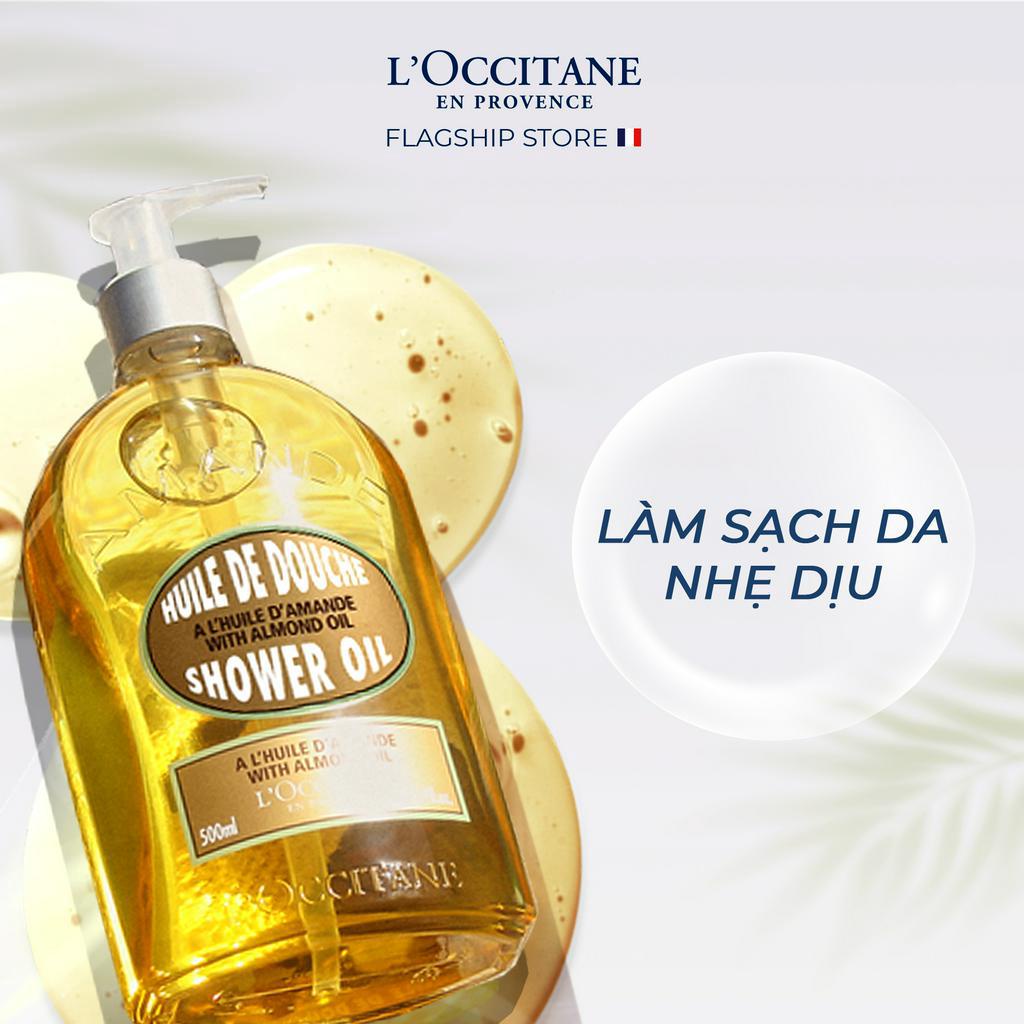 Dầu Tắm Hạnh Nhân L'Occitane Almond Shower Oil 250ml - 500ml