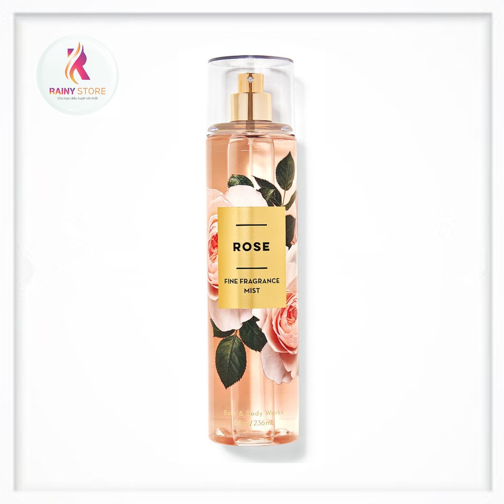 Xịt thơm toàn thân Bath &amp; Body Works Rose 236ml