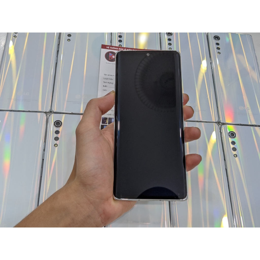 Điện thại LG Velvet 5G 2 SIM Ram 6GB BỘ nhớ 128GB . Nguyên Zin đẹp , màn không ám ố , kèm sạc LG chính hãng , Playmobile