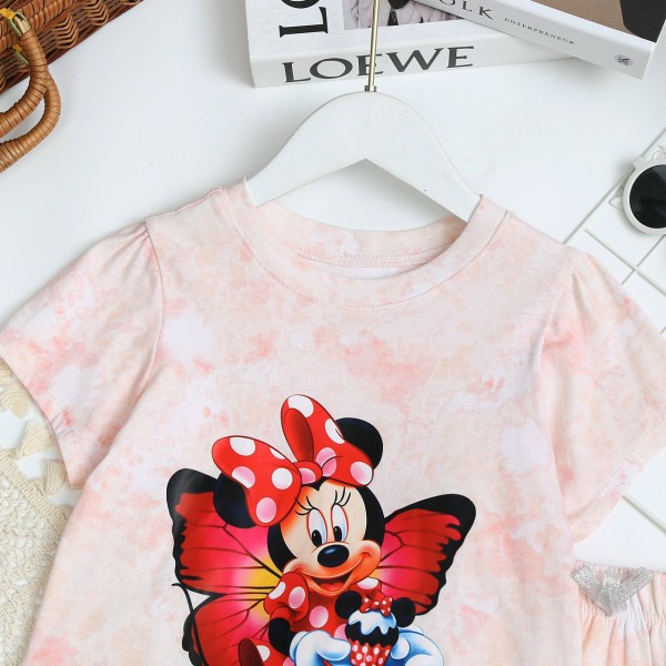 Bộ bé gái size Đại chân váy quần Đồ bộ cho bé gái 4 5 6 8 10 12 14 tuổi hoạ tiết mickey, elsa, kỳ lân - SGSB