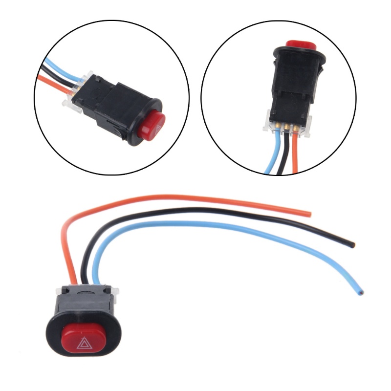 Công Tắc Đèn Nhấp Nháy 3 Dây Cảnh Báo Khẩn Cấp Thông Dụng Cho Xe Máy