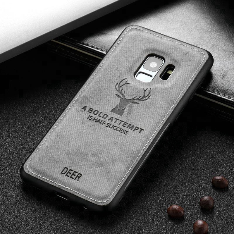 Ốp điện thoại mềm in hình đầu nai cho Samsung Galaxy S9 / S9 Plus /J3 J5 J7 Pro 2017