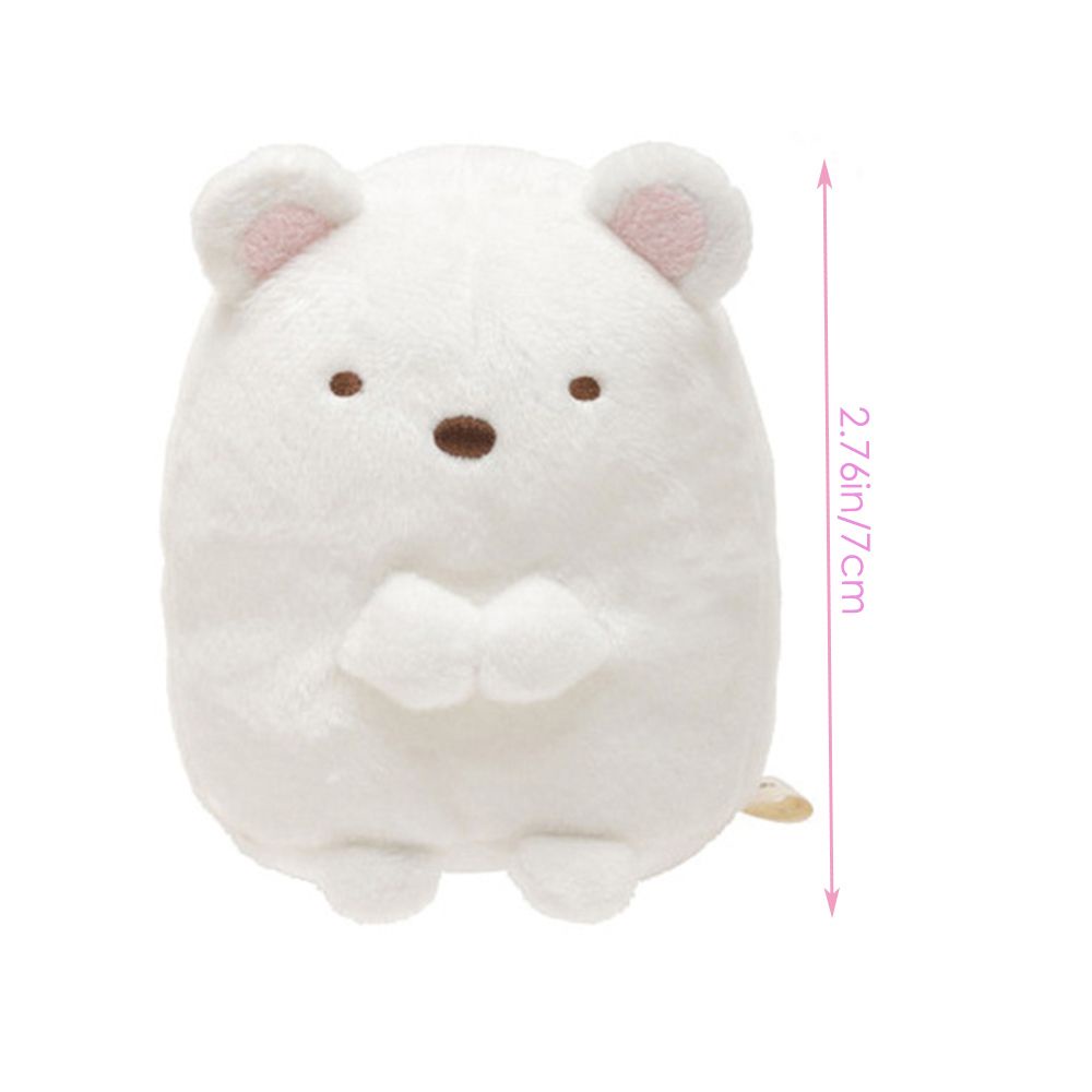 Móc khóa thú nhồi bông kiểu SAN-X Sumikko Gurashi trang trí túi xách