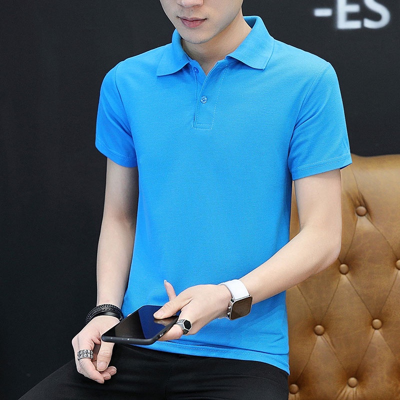 Áo polo Nam Tay Ngắn Màu Sắc Thanh Lịch