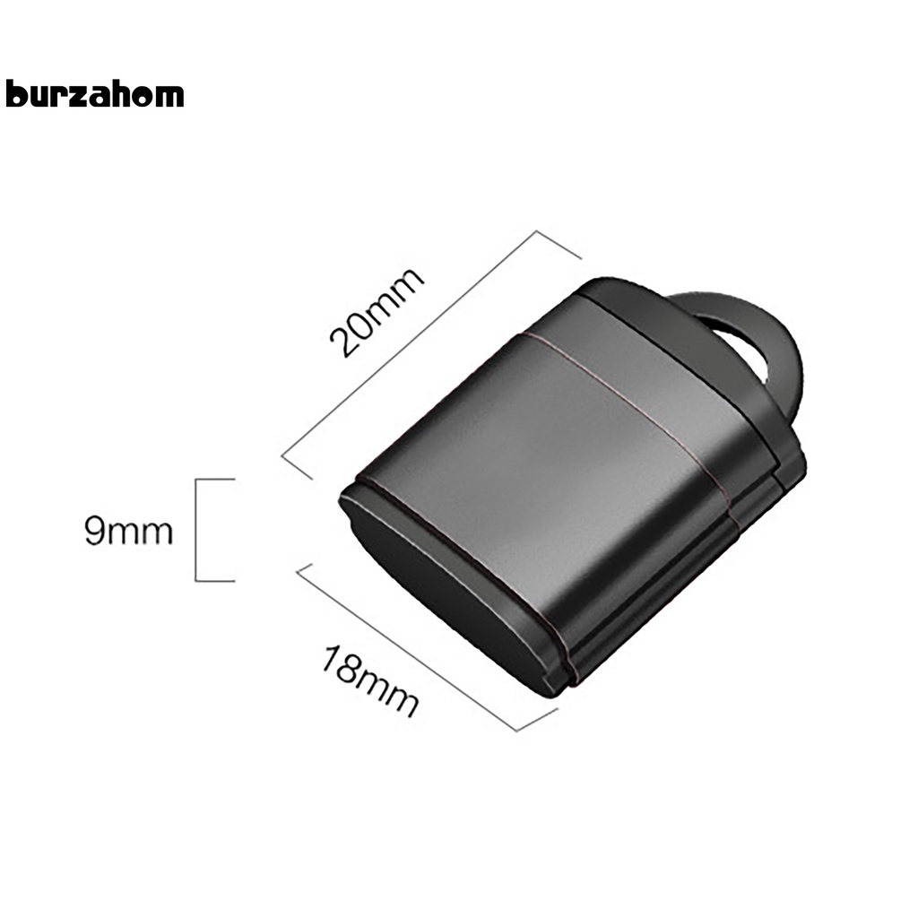 Đầu Đọc Thẻ Nhớ Usb Tf Thiết Kế Nhỏ Gọn Chống Rỉ Sét Có Móc Treo Tiện Dụng