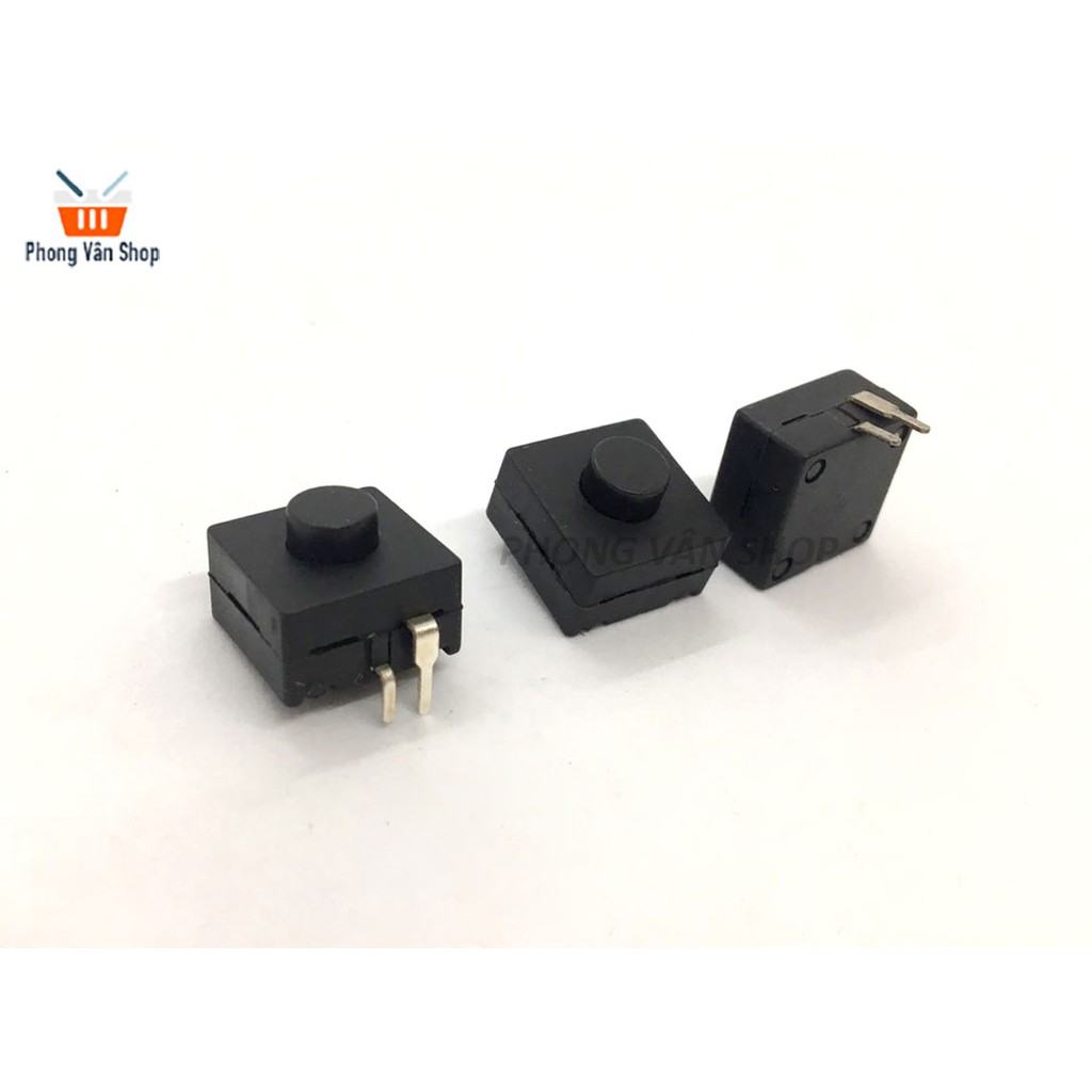 5 Công tắc đèn pin - đen - 2 chân - ON-OFF