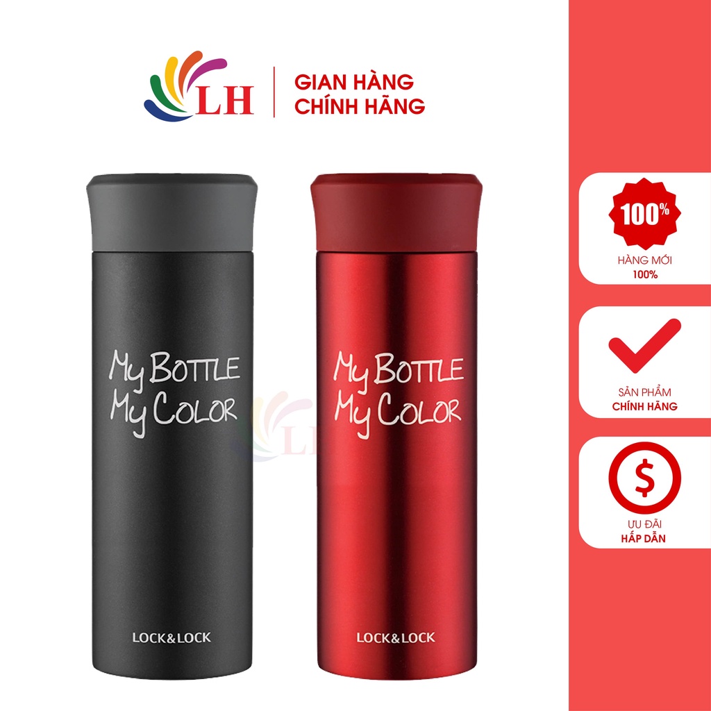 Bình giữ nhiệt Lock&amp;Lock My Bottle My Color 330ml LHC4014 - Hàng chính hãng