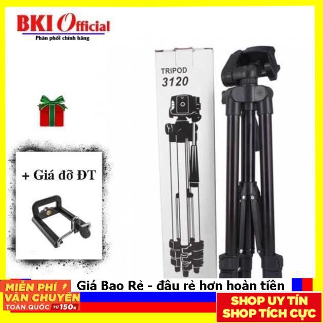 Trợ giá rẻ vô địch 2021 “”Gậy Tripod 3120 tặng kẹp điện thoại