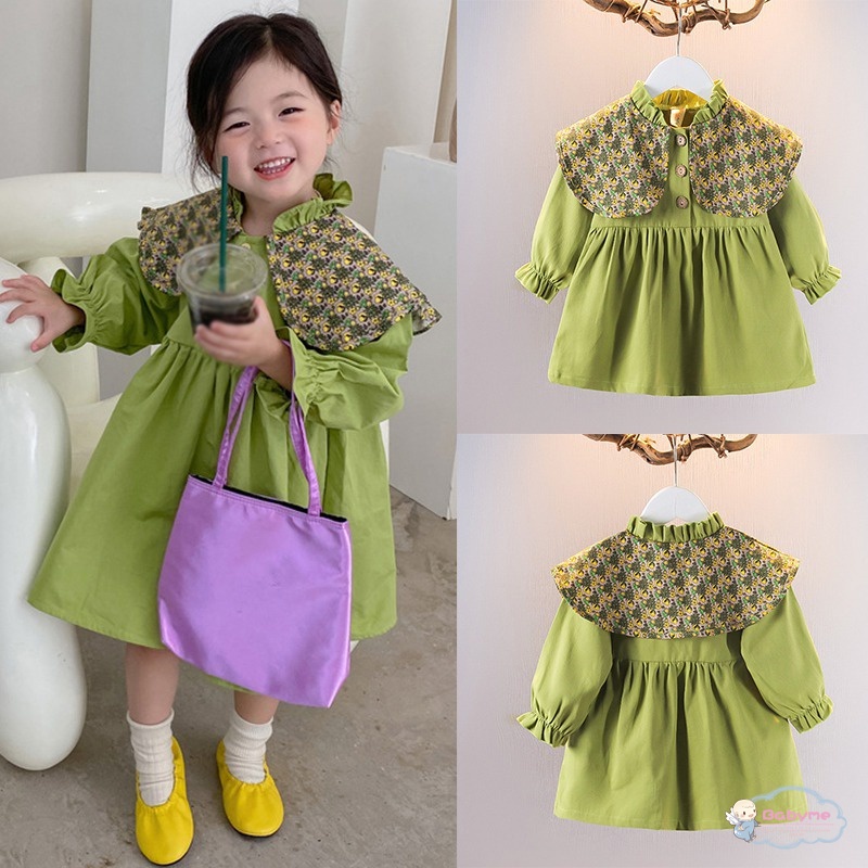 Đầm Dự Tiệc In Họa Tiết Hoa Xinh Xắn Thời Trang Cho Bé Gái