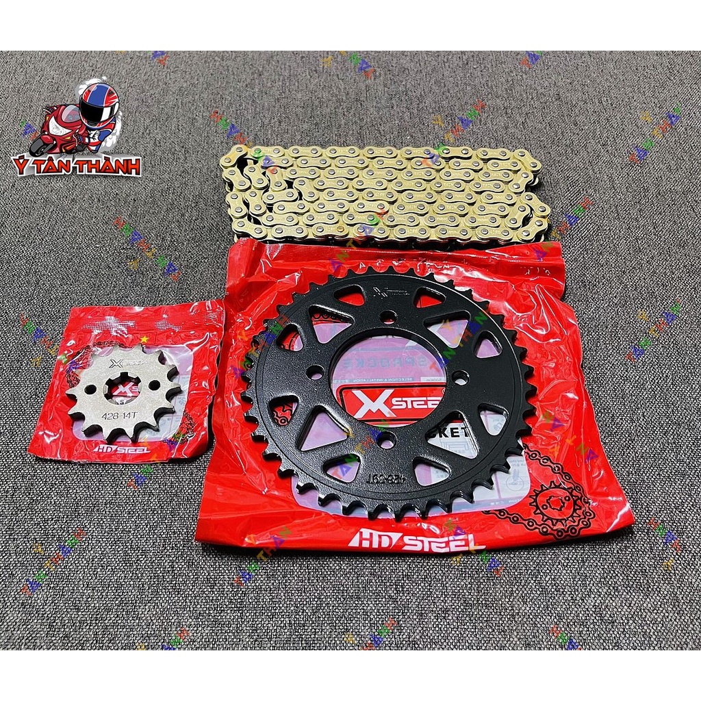 nhông sên đĩa x1r exciter 135 đen MS 60