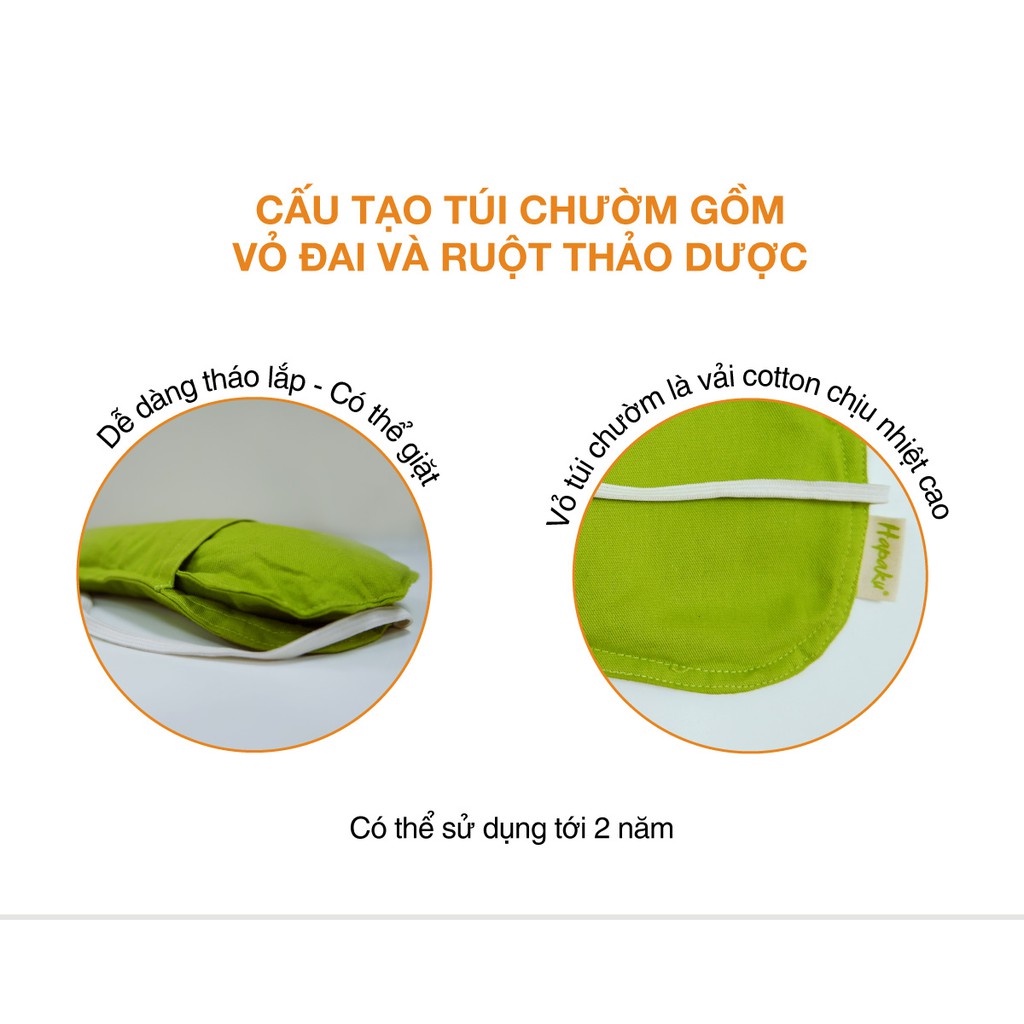 Túi Chườm Mắt Nóng Lạnh Thảo Dược Giúp Giảm Đau Mỏi Mắt Cho Dân Văn Phòng, Thư Giãn Ngủ Ngon Giấc Hapaku