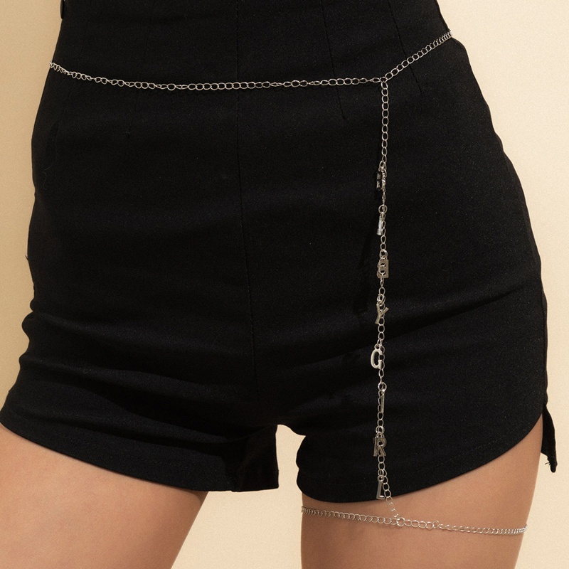 Chuỗi Vòng Đeo Đùi Một Lớp Phong Cách Gothic Harajuku Gợi Cảm Cho Nữ