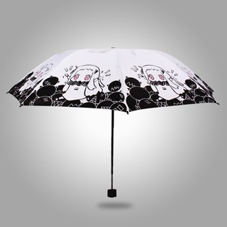 Ô dù gấp gọn che mưa, nắng, chống tia UV hình Anime dễ thương