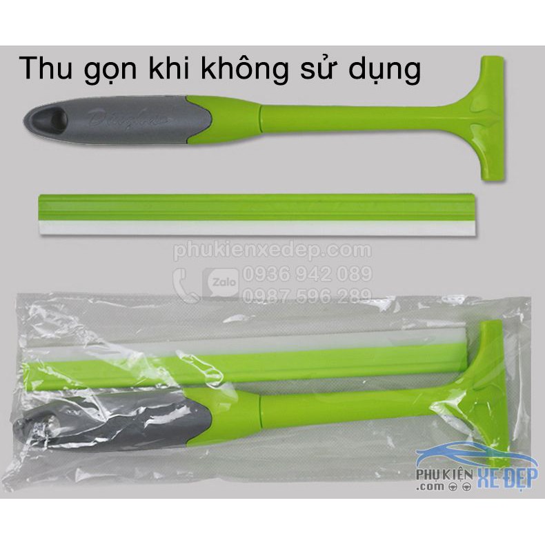 [Mã LIFEAUMAY giảm 10% tối đa 30k đơn 150k] Cây gạt nước lau kính FREE SHIP chữ T cán cao su siêu bền và chắc chắn