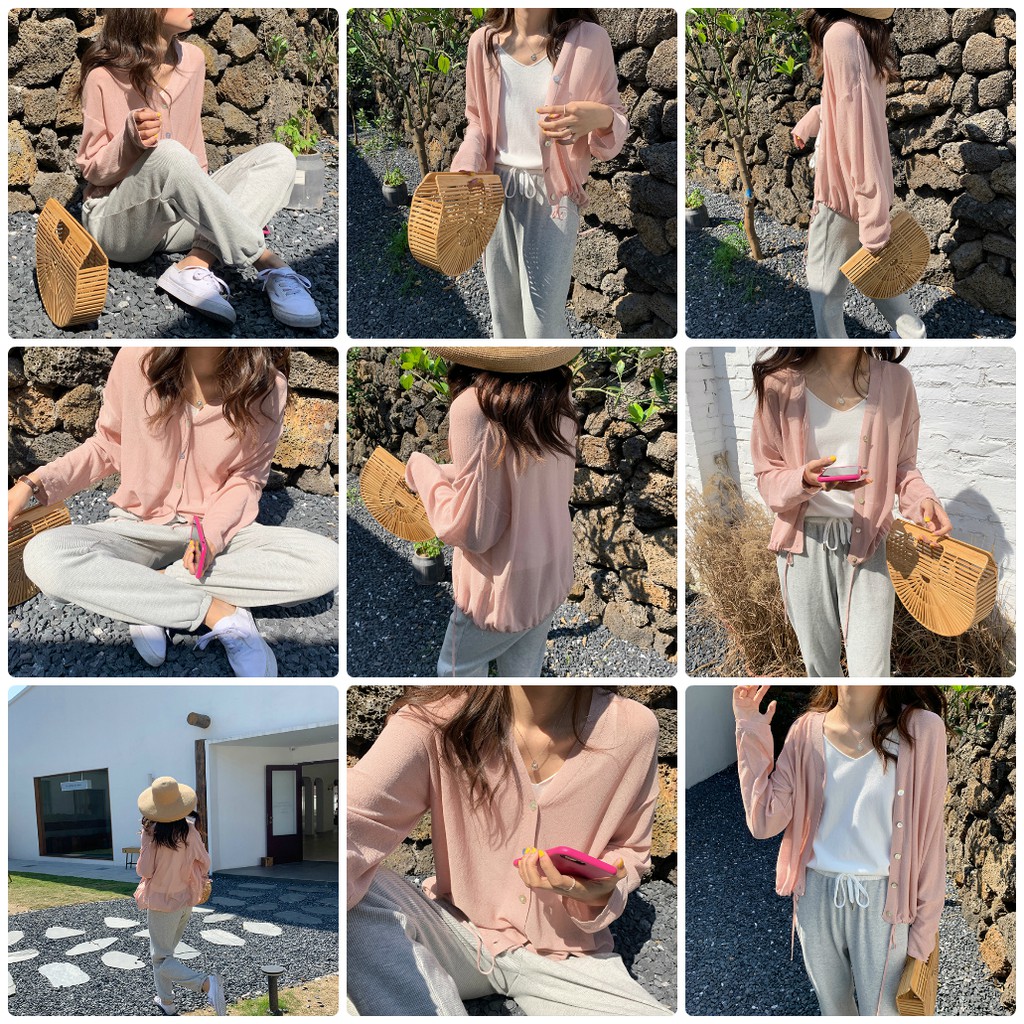 Áo Cardigan mỏng mùa hè (CD03)-HÀNG CÓ SẴN